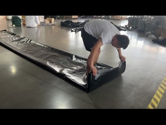 Capa de carga de camião de lona de madeira Capa de carga pesada de lona plana de PVC16x27+4x8